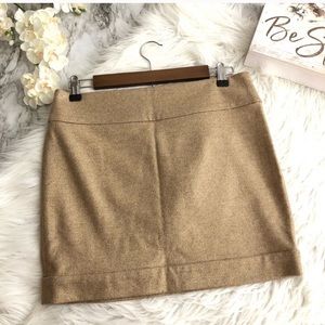 Diane Von Furstenberg Gold Skirt
